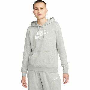 Nike WMNS CLUB FLC GX STD PO HDY Dámska mikina, sivá, veľkosť S