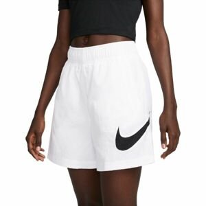 Nike NSW ESSNTL WVN HR SHORT HBR Dámske šortky, biela, veľkosť L