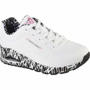 Skechers UNO - LOVING LOVE Dámska obuv na voľný čas, biela, veľkosť 38