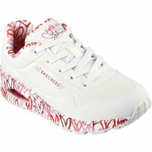 Skechers UNO - LOVING LOVE Dámska obuv na voľný čas, biela, veľkosť 38