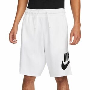 Nike CLUB ALUMNI HBR FT SHORT Pánske šortky, biela, veľkosť 2XL