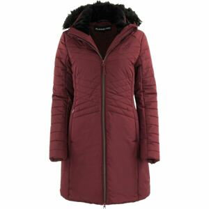 ALPINE PRO Dámsky kabát Dámsky kabát, červená, veľkosť XXL