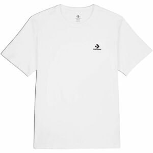 Converse CLASSIC LEFT CHEST SS TEE Pánske tričko, biela, veľkosť S