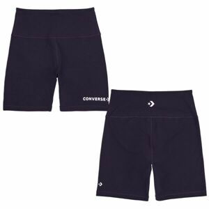 Converse WORDMARK BIKE SHORT Dámske šortky, čierna, veľkosť L