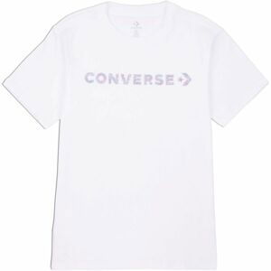 Converse WORDMARK SS TEE Dámske tričko, biela, veľkosť XS