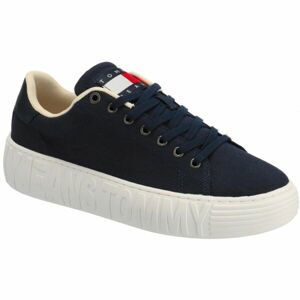 Tommy Hilfiger TOMMY JEANS CANVAS OUTSOLE Pánske nízke tenisky, tmavo modrá, veľkosť 43