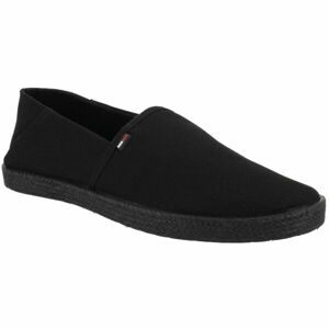 Tommy Hilfiger TOMMY JEANS SPADRILLE Pánske espadrilky, čierna, veľkosť 44