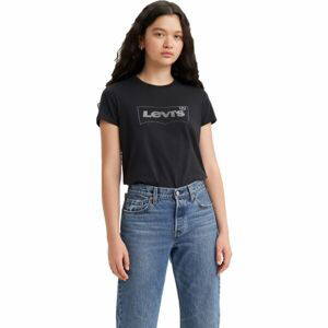 Levi's THE PERFECT TEE Dámske tričko, čierna, veľkosť S