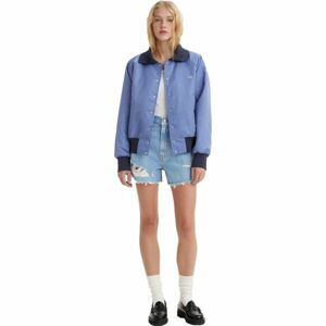 Levi's HIGH WAISTED MOM SHORT Dámske džínsové kraťasy, svetlomodrá, veľkosť 28