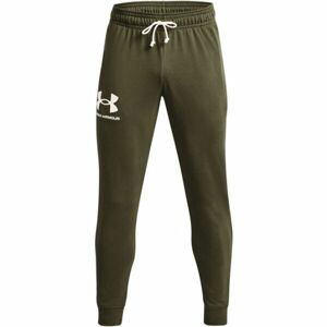 Under Armour RIVAL TERRY JOGGER Pánske tepláky, khaki, veľkosť L