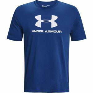 Under Armour SPORTSTYLE LOGO SS Pánske tričko, modrá, veľkosť M