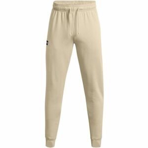 Under Armour RIVAL FLEECE JOGGERS Pánske tepláky, béžová, veľkosť md