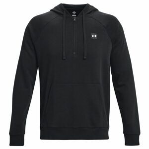 Under Armour RIVAL FLEECE 1/2ZIP HD Pánska mikina, čierna, veľkosť XXL