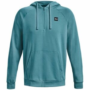 Under Armour RIVAL FLEECE 1/2ZIP HD Pánska mikina, modrá, veľkosť XL