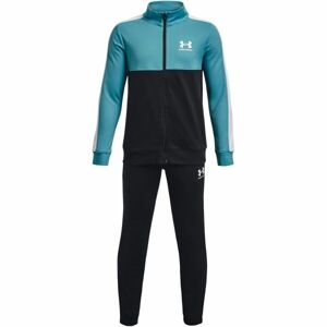 Under Armour CB KNIT TRACK SUIT Chlapčenská  športová súprava, čierna, veľkosť S