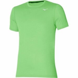 Mizuno IMPULSE CORE TEE Pánske bežecké tričko, svetlo zelená, veľkosť
