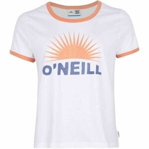O'Neill MARRI RINGER T-SHIRT Dámske tričko, biela, veľkosť S