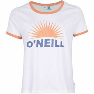 O'Neill MARRI RINGER T-SHIRT Dámske tričko, biela, veľkosť XL