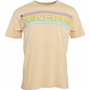 O'Neill CONNECTIVE GRAPHIC LONG TSHIRT Dámske tričko, béžová, veľkosť M