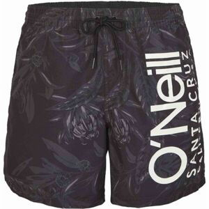 O'Neill CALI FLORAL 16'' SWIM SHORTS Pánske kúpacie šortky, čierna, veľkosť M