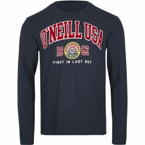 O'Neill STATE L/SLV T-SHIRT Pánske tričko s dlhým rukávom, tmavo modrá, veľkosť M