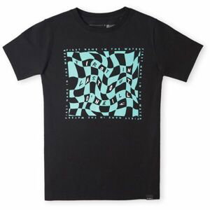 O'Neill CHECKER T-SHIRT Chlapčenské tričko, čierna, veľkosť 164