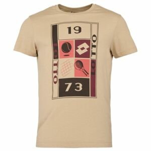 Lotto TEE SUPRA VII Pánske tričko, béžová, veľkosť XXL