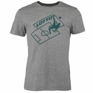 Lotto TEE SOCCER CLUB MEL Pánske tričko, sivá, veľkosť XXXL