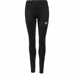 Lotto RUNNING LEGGINGS Pánske bežecké legíny, čierna, veľkosť S