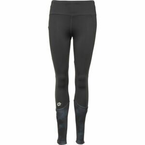 Lotto RUNNING W II LEGGINGS PRT 2 Dámske bežecké legíny, tmavo sivá, veľkosť XL