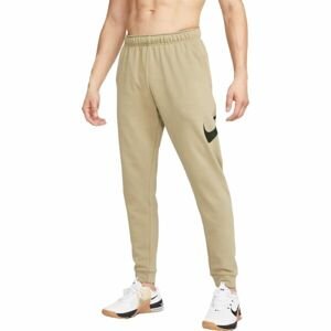 Nike DRI-FIT Pánske športové nohavice, béžová, veľkosť S