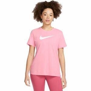 Nike NK DF TEE SWOOSH Dámske tričko, ružová, veľkosť L