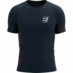 Compressport PERFORMANCE SS TSHIRT M Pánske bežecké tričko, čierna, veľkosť L