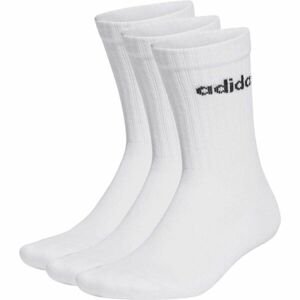 adidas C LIN CREW 3P Ponožky, biela, veľkosť M