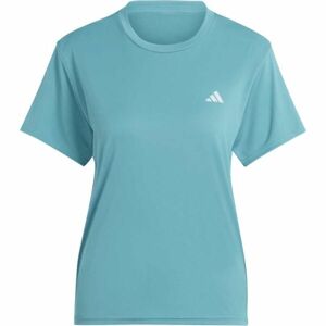 adidas RUN IT TEE Dámske bežecké tričko, svetlomodrá, veľkosť L