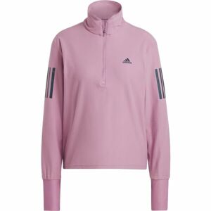 adidas OTR 1/2 ZIP W Dámska bežecká mikina, fialová, veľkosť S