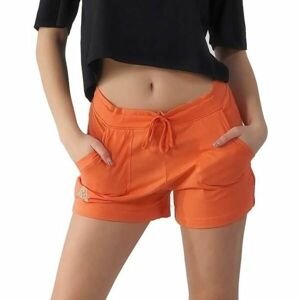 Kappa LOGO CABER Dámske šortky, oranžová, veľkosť S
