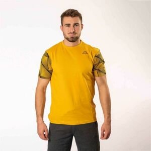 Kappa LOGO ETRO Pánske tričko, žltá, veľkosť XXXL