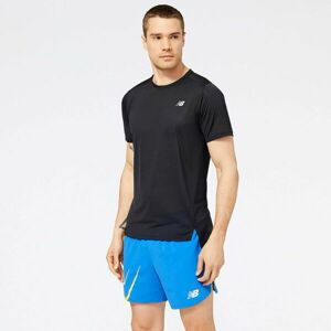 New Balance ACCELERATE SHORT SLEEVE Pánske športové tričko, čierna, veľkosť XL