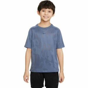 Nike DF MULTI + SS GEAR DOWN Chlapčenské tričko, modrá, veľkosť M