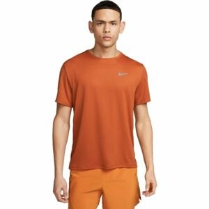 Nike NK DF UV MILER SS Pánske tréningové tričko, oranžová, veľkosť S