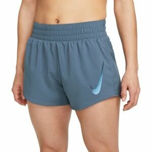 Nike SWOOSH SHORT VENEER VERS Dámske šortky, modrá, veľkosť M