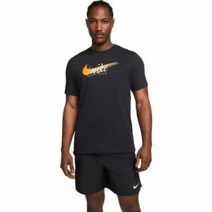 Nike NK DF TEE HERITAGE Pánske tričko, čierna, veľkosť L
