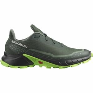 Salomon ALPHACROSS 5 Pánska trailová obuv, tmavo zelená, veľkosť 46
