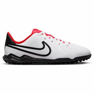 Nike JR TIEMPO LEGEND 10 CLUB TF Detské turfy, biela, veľkosť 35