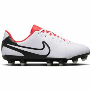 Nike JR TIEMPO LEGEND 10 CLUB FG/MG Detské kopačky, biela, veľkosť 33