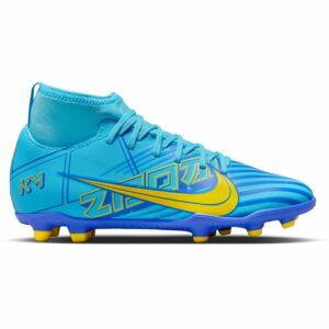 Nike JR MERCURIAL SUPERFLY 9 CLUB KM FG/MG Detské kopačky, modrá, veľkosť 34