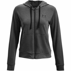 Under Armour RIVAL TERRY FZ HOODIE Dámska mikina, sivá, veľkosť L