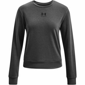 Under Armour RIVAL TERRY CREW Dámska mikina, tmavo sivá, veľkosť sm