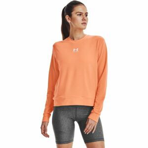 Under Armour RIVAL TERRY CREW Dámska mikina, oranžová, veľkosť L